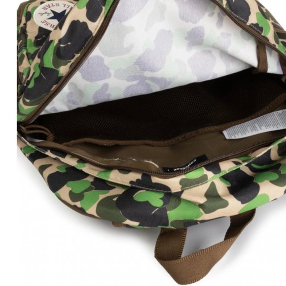 💖MEGA SALE💖SCHOOL Converse GO 2 Backpack Camo Green Unisex 10017272-a04 - Picture 4 of 5